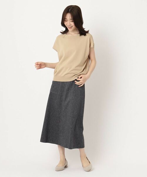 CORDIER / コルディア ニット・セーター | 【M~4Lサイズ/洗える/接触冷感】クーリッシュヤーン インターシャプルオーバー | 詳細13