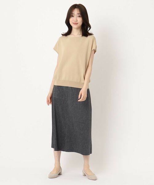 CORDIER / コルディア ニット・セーター | 【M~4Lサイズ/洗える/接触冷感】クーリッシュヤーン インターシャプルオーバー | 詳細14