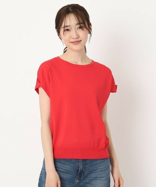 CORDIER / コルディア ニット・セーター | 【M~4Lサイズ/洗える/接触冷感】クーリッシュヤーン インターシャプルオーバー | 詳細16