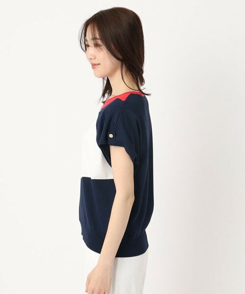 CORDIER / コルディア ニット・セーター | 【M~4Lサイズ/洗える/接触冷感】クーリッシュヤーン インターシャプルオーバー | 詳細2