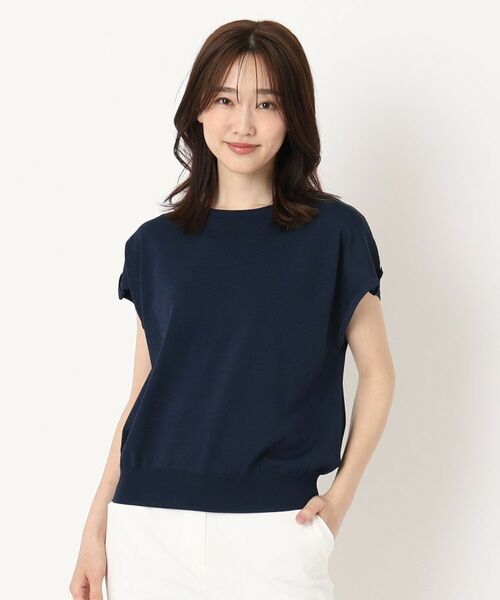 CORDIER / コルディア ニット・セーター | 【M~4Lサイズ/洗える/接触冷感】クーリッシュヤーン インターシャプルオーバー | 詳細20