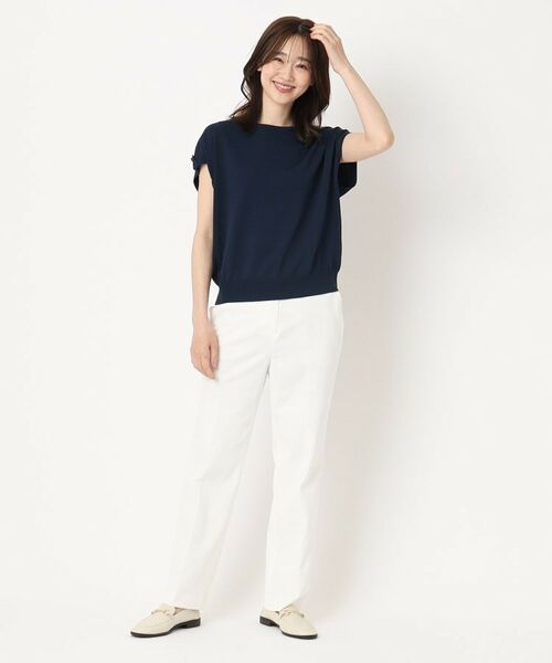 CORDIER / コルディア ニット・セーター | 【M~4Lサイズ/洗える/接触冷感】クーリッシュヤーン インターシャプルオーバー | 詳細22