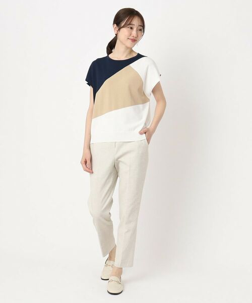 CORDIER / コルディア ニット・セーター | 【M~4Lサイズ/洗える/接触冷感】クーリッシュヤーン インターシャプルオーバー | 詳細25