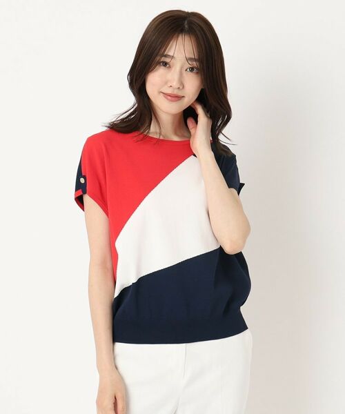 CORDIER / コルディア ニット・セーター | 【M~4Lサイズ/洗える/接触冷感】クーリッシュヤーン インターシャプルオーバー | 詳細28