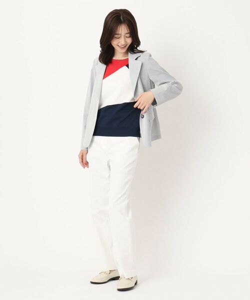 CORDIER / コルディア ニット・セーター | 【M~4Lサイズ/洗える/接触冷感】クーリッシュヤーン インターシャプルオーバー | 詳細30