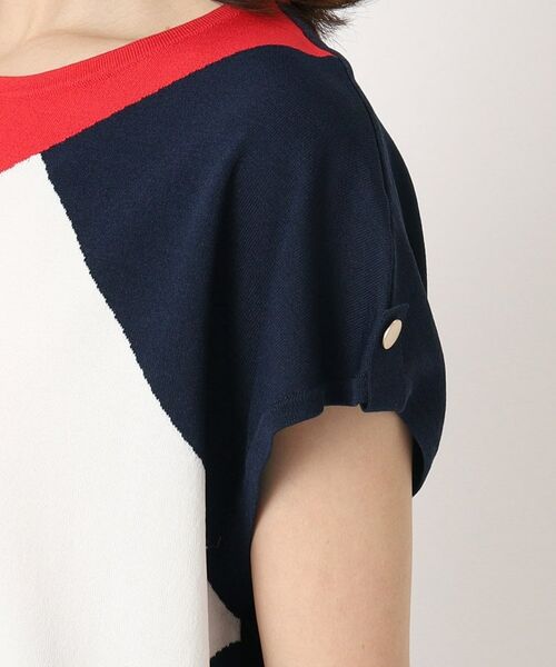 CORDIER / コルディア ニット・セーター | 【M~4Lサイズ/洗える/接触冷感】クーリッシュヤーン インターシャプルオーバー | 詳細5