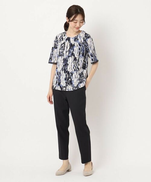 CORDIER / コルディア カットソー | 【M～4Lサイズ】ランダムキカプリントプルオーバージャージ | 詳細12