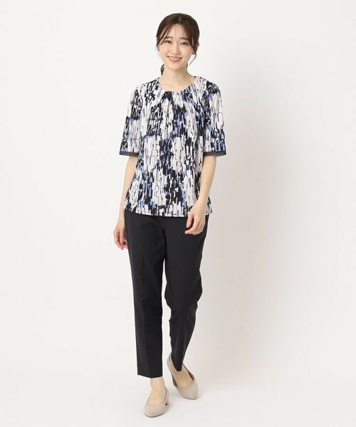 CORDIER / コルディア カットソー | 【M～4Lサイズ】ランダムキカプリントプルオーバージャージ | 詳細13