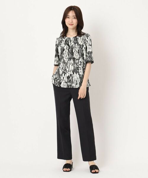 CORDIER / コルディア カットソー | 【M～4Lサイズ】ランダムキカプリントプルオーバージャージ | 詳細16