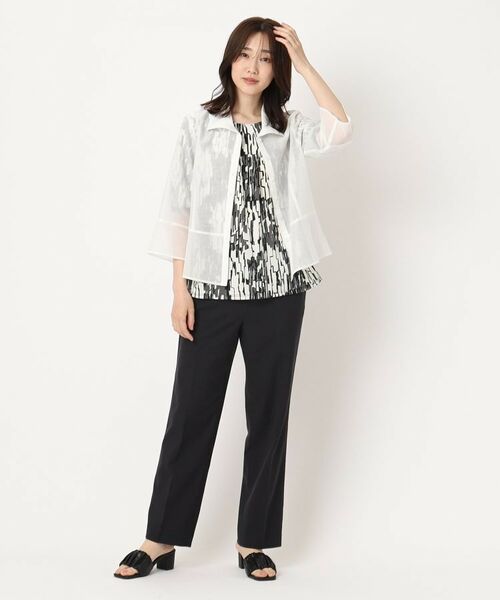 CORDIER / コルディア カットソー | 【M～4Lサイズ】ランダムキカプリントプルオーバージャージ | 詳細17