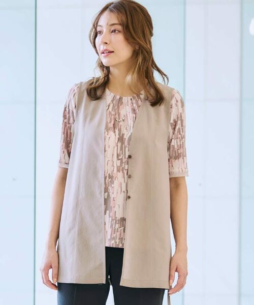 CORDIER / コルディア カットソー | 【M～4Lサイズ】ランダムキカプリントプルオーバージャージ | 詳細21