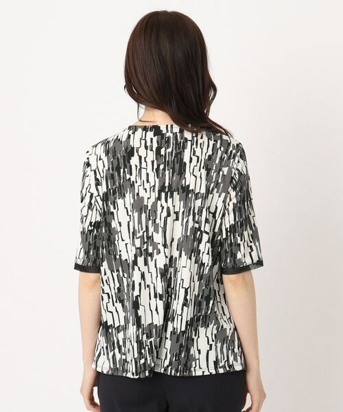 CORDIER / コルディア カットソー | 【M～4Lサイズ】ランダムキカプリントプルオーバージャージ | 詳細3