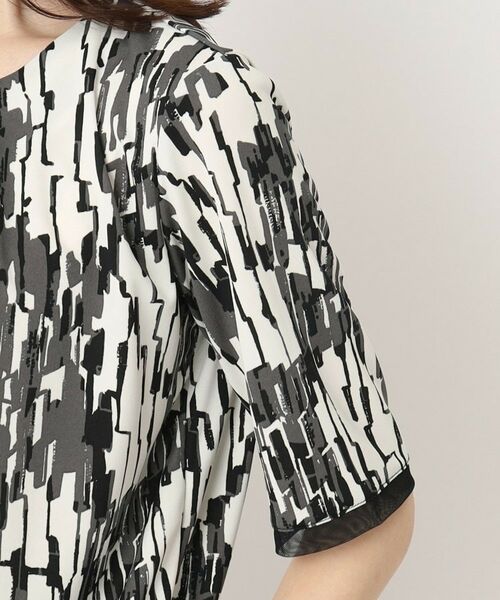 CORDIER / コルディア カットソー | 【M～4Lサイズ】ランダムキカプリントプルオーバージャージ | 詳細5