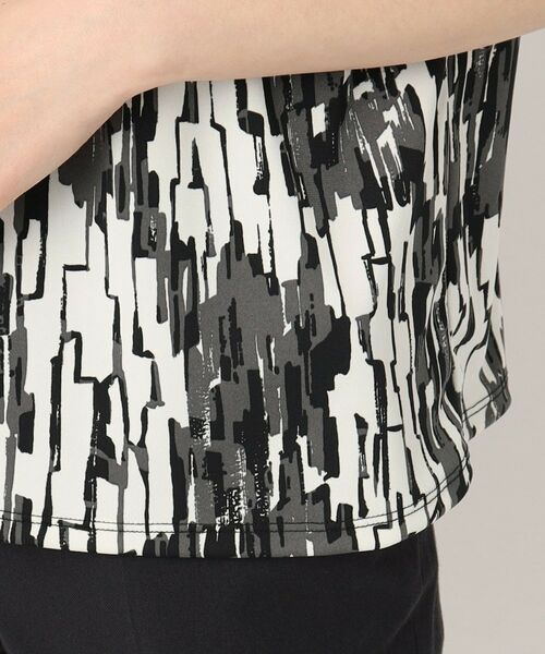 CORDIER / コルディア カットソー | 【M～4Lサイズ】ランダムキカプリントプルオーバージャージ | 詳細6