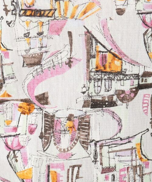 CORDIER / コルディア カットソー | 【M～4Lサイズ】ジュエンヌ プリントチュールプルオーバー | 詳細14