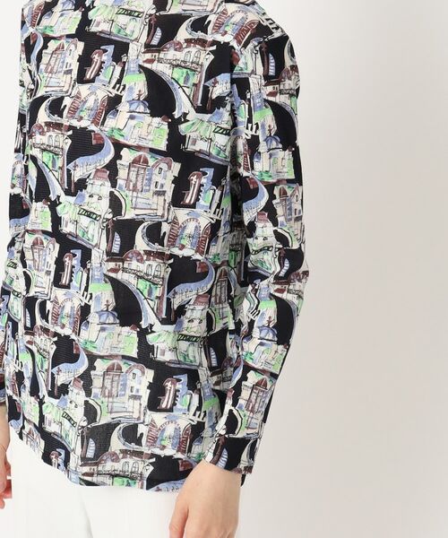 CORDIER / コルディア カットソー | 【M～4Lサイズ】ジュエンヌ プリントチュールプルオーバー | 詳細5