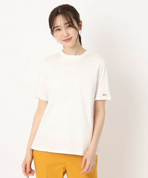 CORDIER/コルディア 【M~4Lサイズ】コットンスムースTシャツ ホワイト(001) 40(M) CORDIER/コルディア 【M~4Lサイズ】コットンスムースTシャツ ホワイト(001) 40(M)