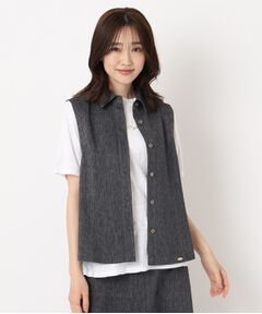 CORDIER / コルディア ベスト | 【M～4Lサイズ／ストレッチ／セットアップ】アサレック デニムライクベスト