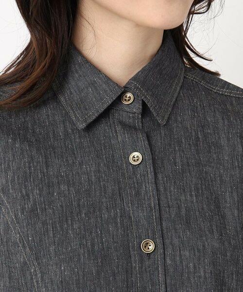 CORDIER / コルディア ベスト | 【M~4Lサイズ/ストレッチ/セットアップ】アサレック デニムライクベスト | 詳細4