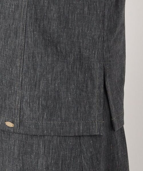 CORDIER / コルディア ベスト | 【M~4Lサイズ/ストレッチ/セットアップ】アサレック デニムライクベスト | 詳細6
