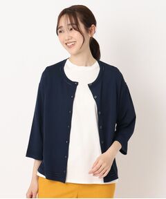 CORDIER / コルディア カーディガン・ボレロ | 【M～4Lサイズ／洗える／接触冷感】クーリッシュヤーン カーディガン