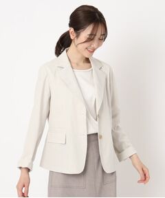 CORDIER / コルディア テーラードジャケット | 【M～4Lサイズ／接触冷感／洗える】シアーサッカーストライプジャケット