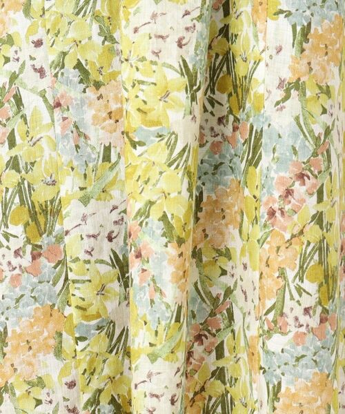 CORDIER / コルディア ミニ丈・ひざ丈ワンピース | 【M~4Lサイズ/手洗い可】リバティリネンプリントワンピース | 詳細11