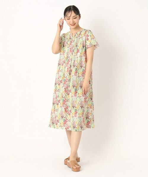 Le minor リバティワンピース cotton 100% 38 Le minor リバティワンピース cotton 100% 38