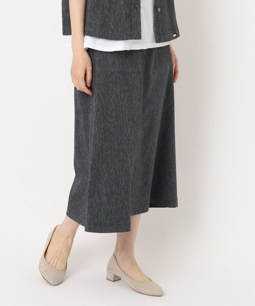 CORDIER / コルディア スカート | 【M～4Lサイズ／ストレッチ／セットアップ】アサレック デニムライクスカート | 詳細12
