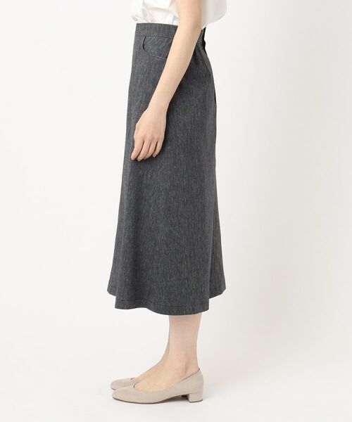 CORDIER / コルディア スカート | 【M～4Lサイズ／ストレッチ／セットアップ】アサレック デニムライクスカート | 詳細2