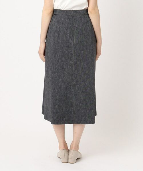 CORDIER / コルディア スカート | 【M～4Lサイズ／ストレッチ／セットアップ】アサレック デニムライクスカート | 詳細3