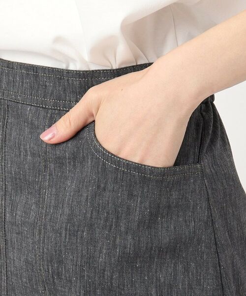 CORDIER / コルディア スカート | 【M～4Lサイズ／ストレッチ／セットアップ】アサレック デニムライクスカート | 詳細5