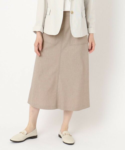 CORDIER / コルディア スカート | 【M～4Lサイズ／ストレッチ／セットアップ】アサレック デニムライクスカート | 詳細8