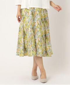 CORDIER / コルディア スカート | 【リバティ】リネンプリントスカート