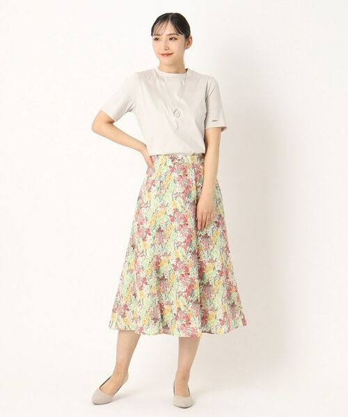 CORDIER / コルディア スカート | 【リバティ】リネンプリントスカート | 詳細10