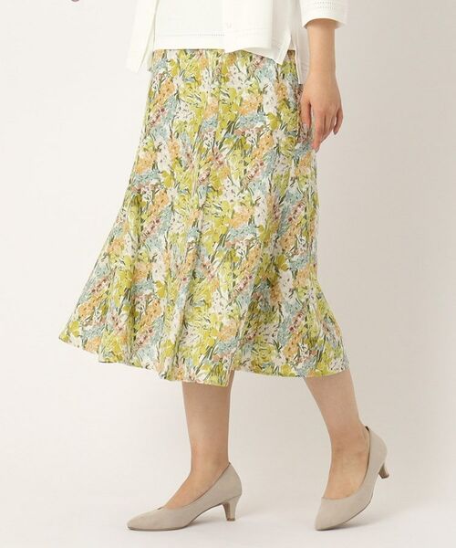 CORDIER / コルディア スカート | 【リバティ】リネンプリントスカート | 詳細13