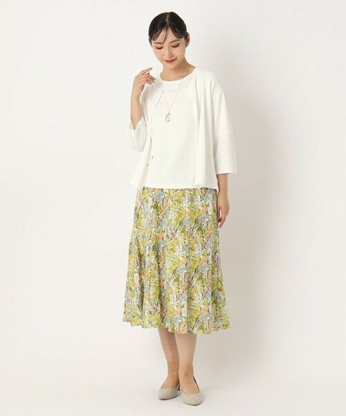 CORDIER / コルディア スカート | 【リバティ】リネンプリントスカート | 詳細14