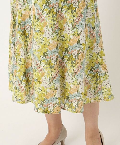 CORDIER / コルディア スカート | 【リバティ】リネンプリントスカート | 詳細7
