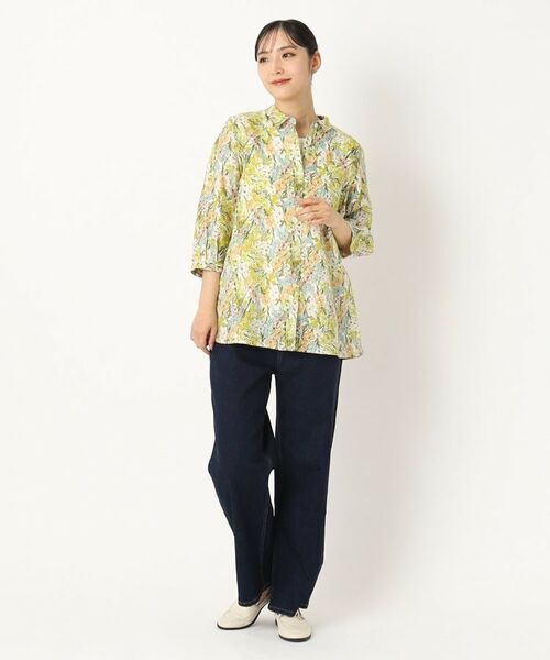 CORDIER / コルディア シャツ・ブラウス | 【リバティ/手洗い可】リネンプリントシャツ | 詳細15