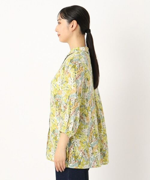 CORDIER / コルディア シャツ・ブラウス | 【リバティ/手洗い可】リネンプリントシャツ | 詳細2