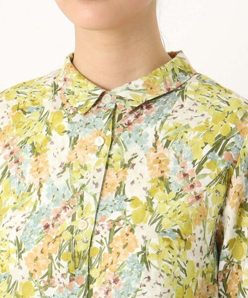 CORDIER / コルディア シャツ・ブラウス | 【リバティ/手洗い可】リネンプリントシャツ | 詳細4