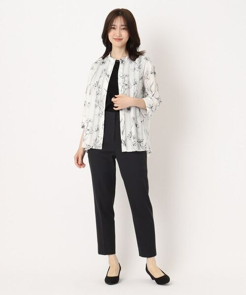 CORDIER / コルディア シャツ・ブラウス | 【M~4Lサイズ】ドビーフラワープリントシャツ | 詳細13