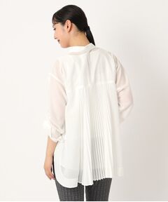 CORDIER / コルディア シャツ・ブラウス | 【手洗い可】後ろプリーツシアーブラウス
