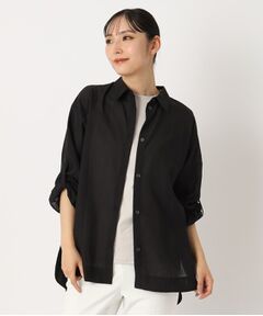 CORDIER / コルディア シャツ・ブラウス | 【手洗い可】後ろプリーツシアーブラウス