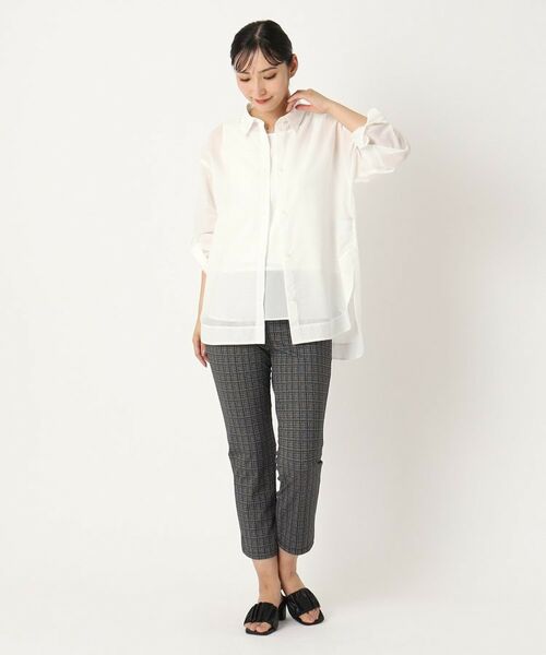 CORDIER / コルディア シャツ・ブラウス | 【手洗い可】後ろプリーツシアーブラウス | 詳細15