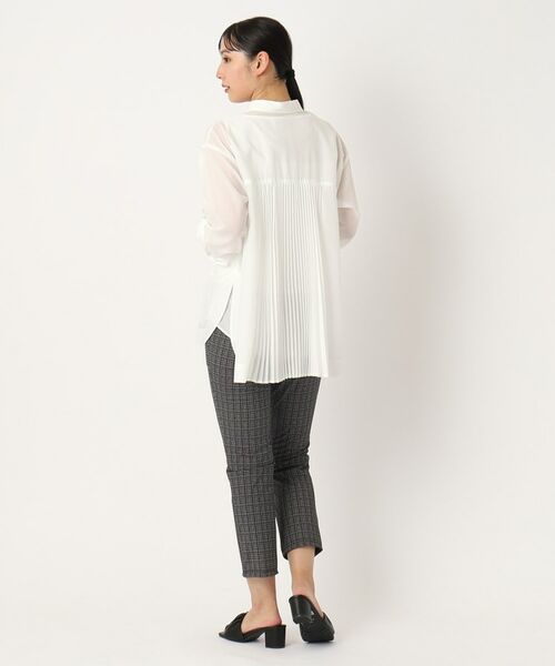 CORDIER / コルディア シャツ・ブラウス | 【手洗い可】後ろプリーツシアーブラウス | 詳細16