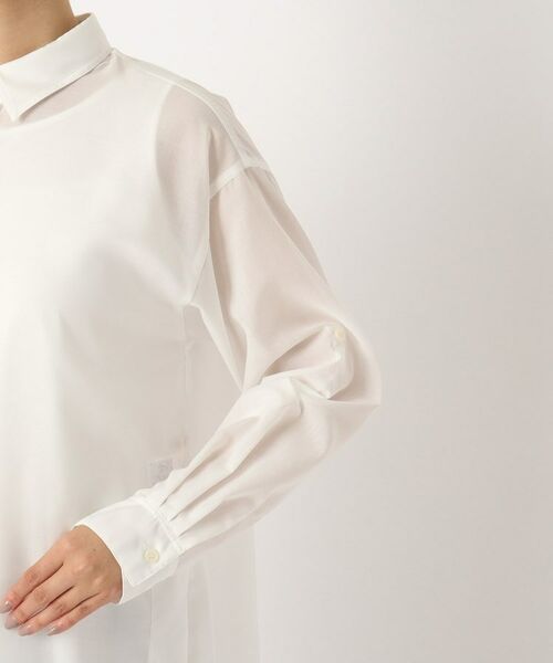 CORDIER / コルディア シャツ・ブラウス | 【手洗い可】後ろプリーツシアーブラウス | 詳細5