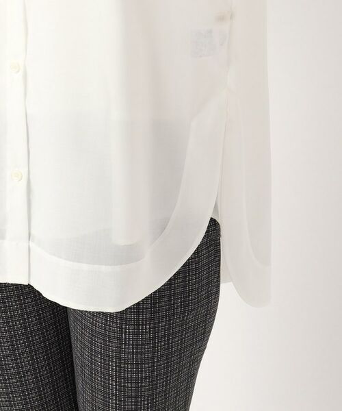 CORDIER / コルディア シャツ・ブラウス | 【手洗い可】後ろプリーツシアーブラウス | 詳細7