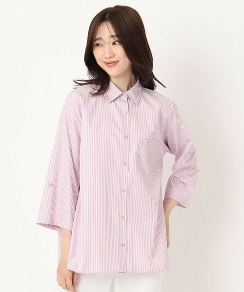 CORDIER / コルディア シャツ・ブラウス | 【M～4Lサイズ】ジョリコットンシャツ | 詳細14