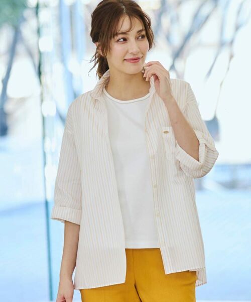 CORDIER / コルディア シャツ・ブラウス | 【M～4Lサイズ】ジョリコットンシャツ | 詳細20